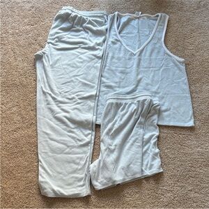 Lucky Brand Women's Pajama Set in Soft Gray